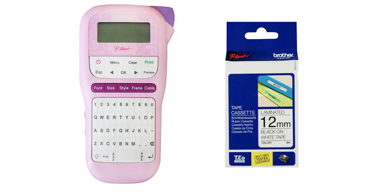 Rotuladora Brother PT-H110 + Cinta TZe-231